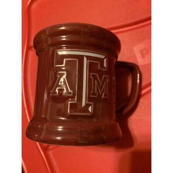 TEXAS A&M CERAMIC COFFEE MUG - Picture 1 of 4